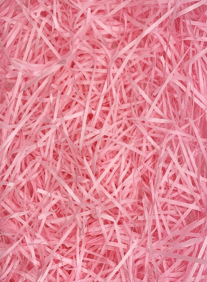 Ankelesz Easter Basket Filler Paper Shred, Shredded Grass Stuffer Crinkle Confetti Raffia Paper Gift Box Filler for DIY Gift Wrapping (Pink) - Image 1